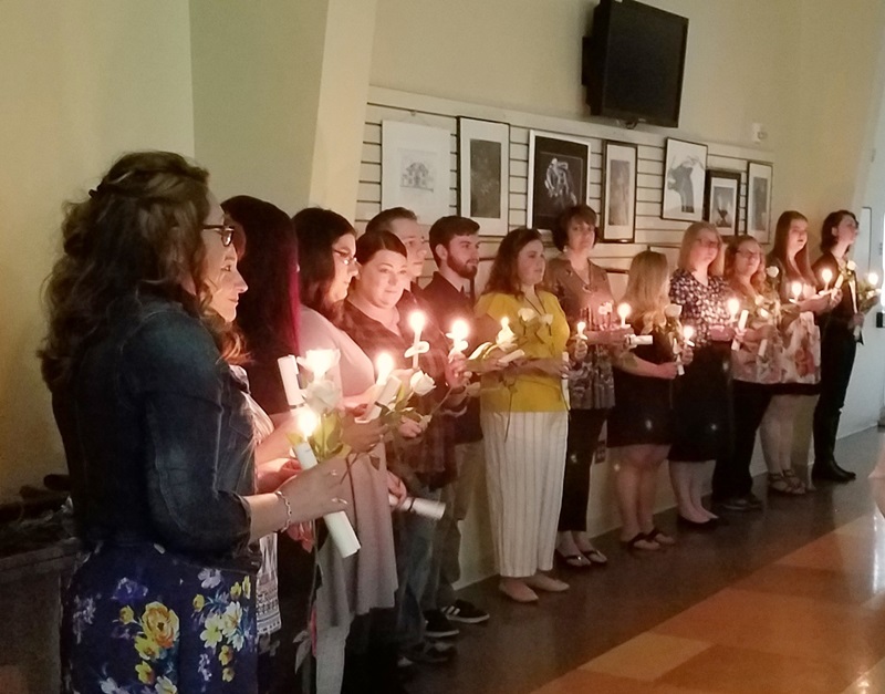 PTK Induction candle ceremony